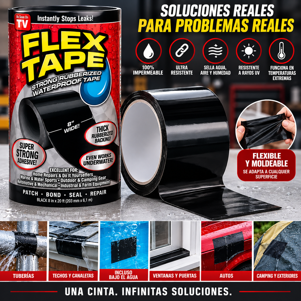 Cinta Flex tape GRANDE 18 cm